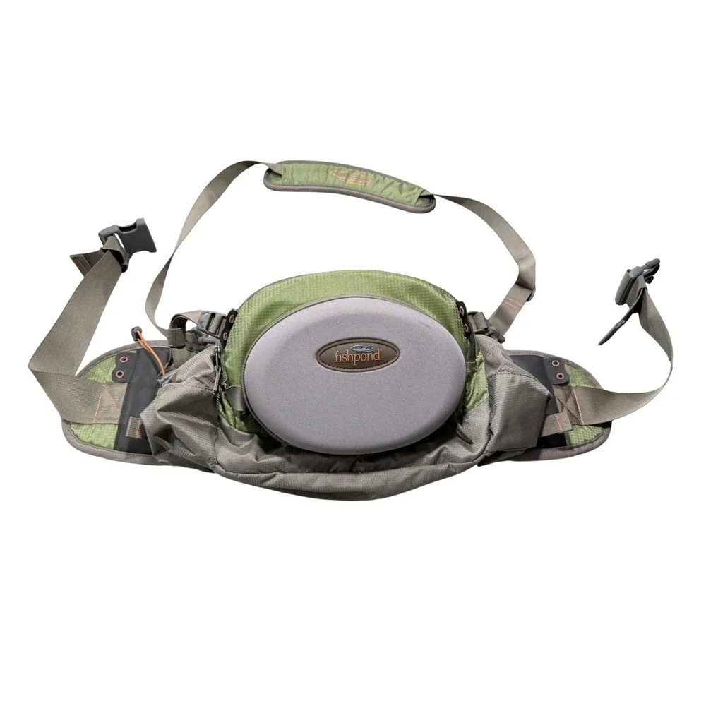 Fishpond Waterdance Guide Fly Fishing Lumbar Waist Pack Green Grey Technical